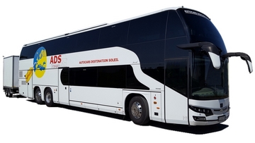 ADS Voyages - Autocar double étage pouvant aller jusqu'à 89 places ou 85 places + PMR, Bus à impérial, à deux étages, BEULAS Jewel